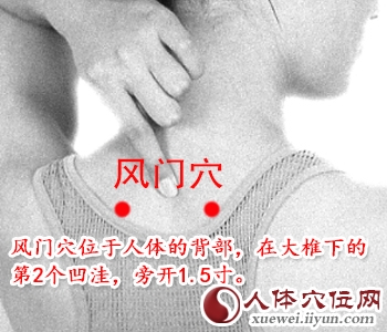 足太阳膀胱经穴位图