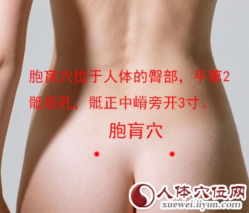 足太阳膀胱经穴位图